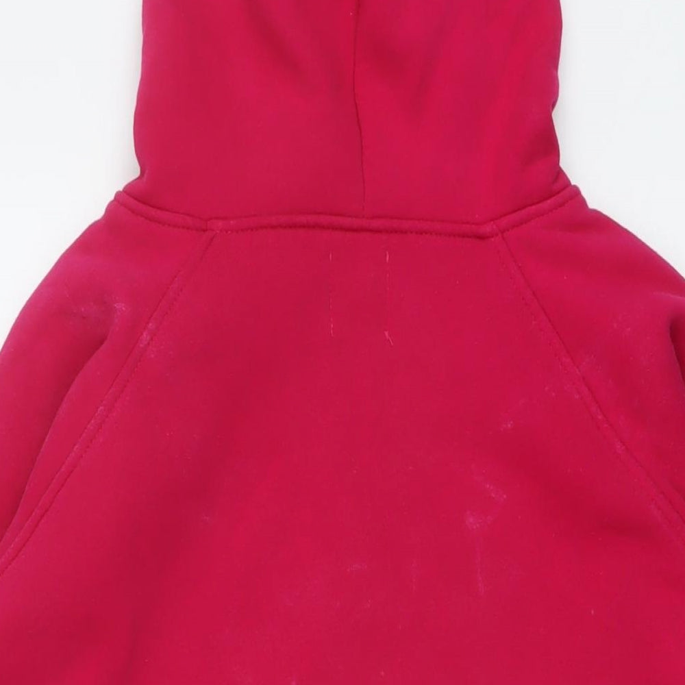West Club Womens Pink Cotton Full Zip Hoodie Size XL Zip