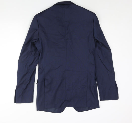 Mens UK Size 34 Marks and Spencer Regular Blue Suit Jacket