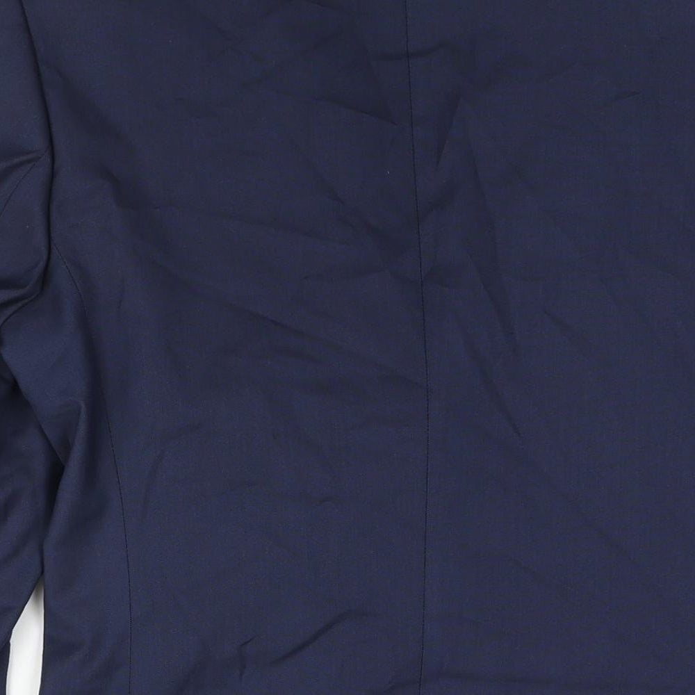 Mens UK Size 34 Marks and Spencer Regular Blue Suit Jacket