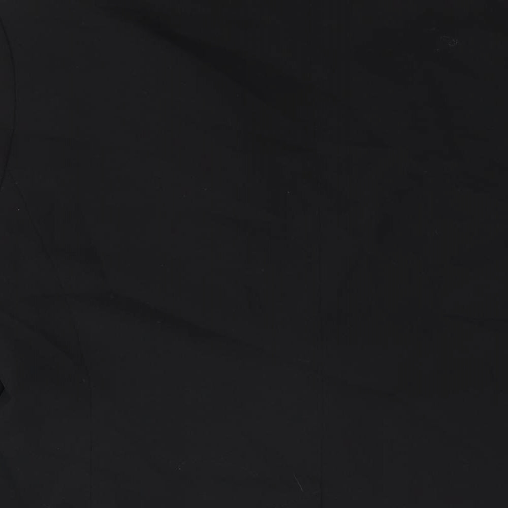 ASOS Womens Black Polyester Jacket Suit Jacket Size 12