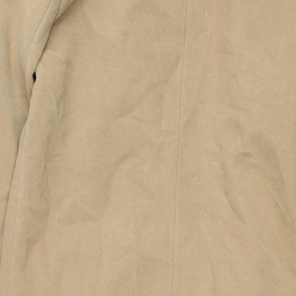 Womens UK Size 8 Missguided Brown Overcoat