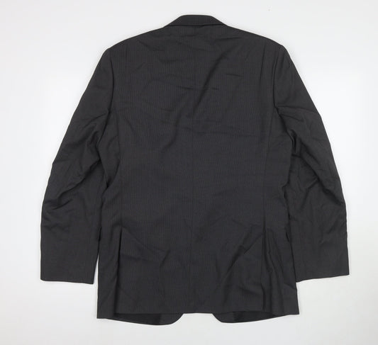 Mens UK Size 40 Burton Regular Grey Suit Jacket