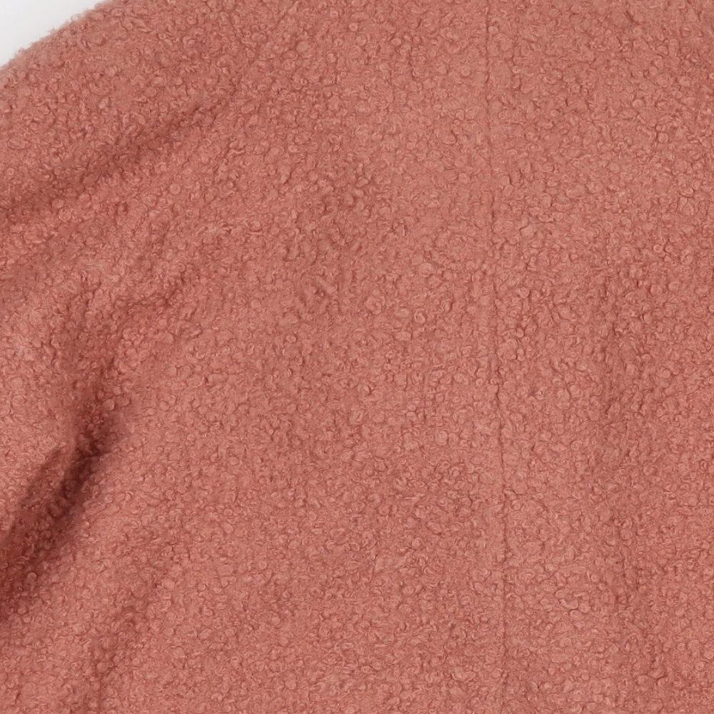 Womens UK Size 18 NEXT Pink Overcoat