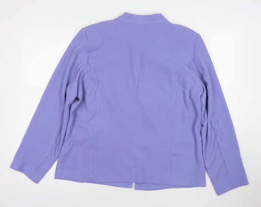 Womens UK Size 10 Damart Purple Jacket