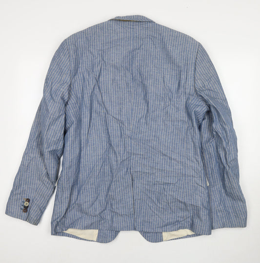 Mens UK Size 42 RJR.John Rocha Regular Blue Suit Jacket