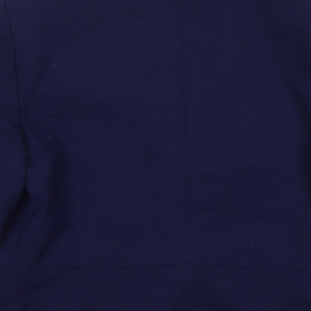 Artigiano Womens Blue Jacket Blazer Size 12 Button