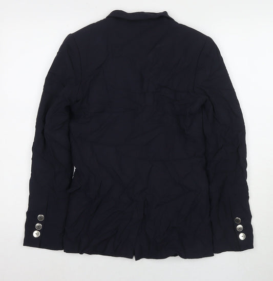 Womens UK Size 6 H&M Blue Jacket