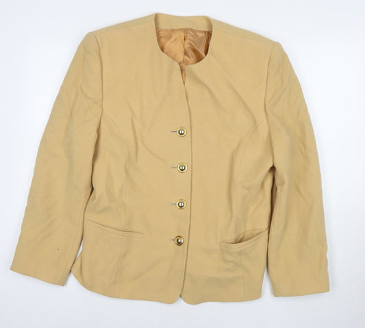 Womens UK Size 16 St Michael Beige Pea Coat