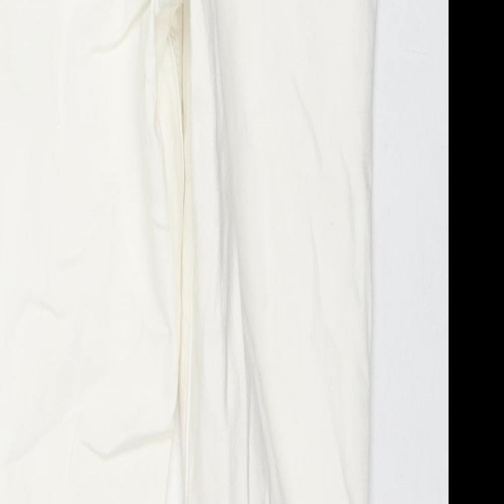 Womens UK Size 12 Denim & Co. Regular Fit Skinny White Jeans