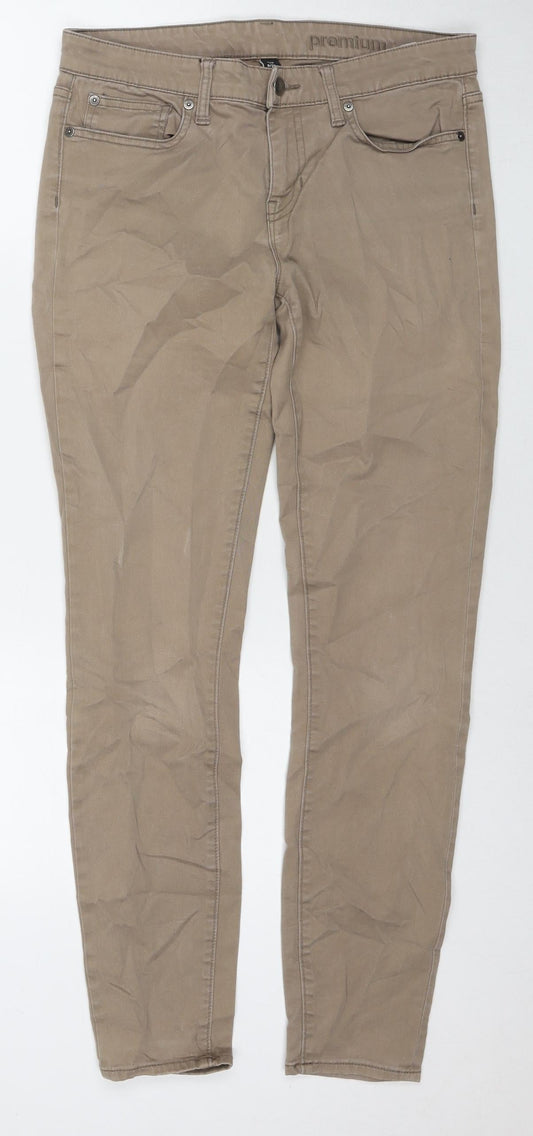Womens UK Size 8 Gap Slim Fit Skinny Brown Jeans