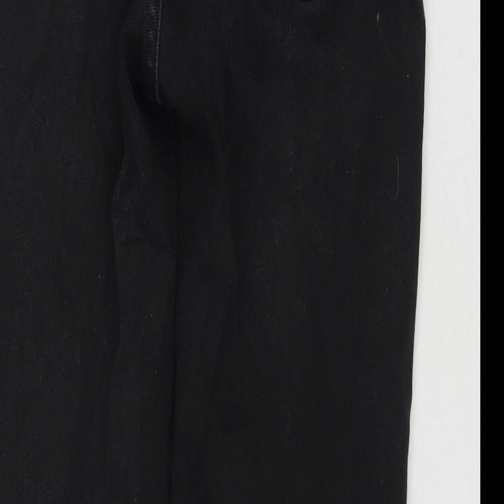 Gap Womens Black Cotton Cropped Jeans Size 29 in L24 in Regular Zip