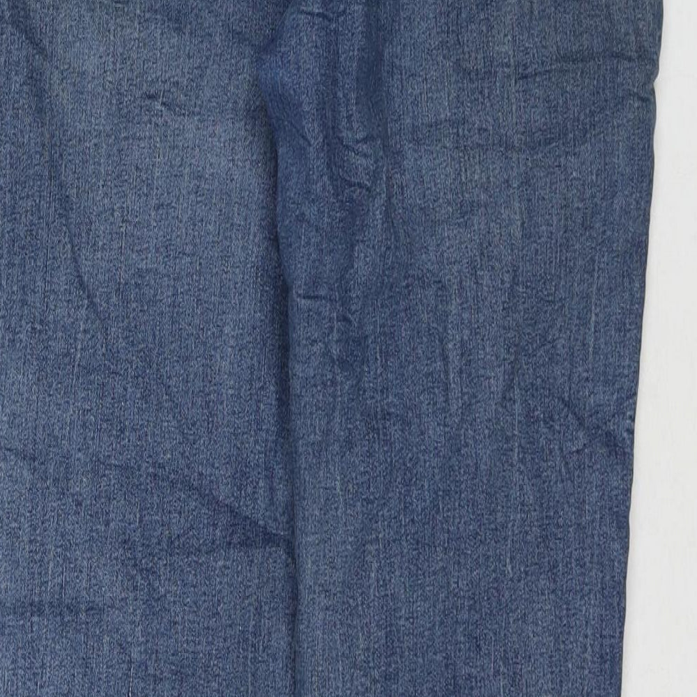 Womens UK Size 12 Marks and Spencer Regular Fit Straight Blue Jeans