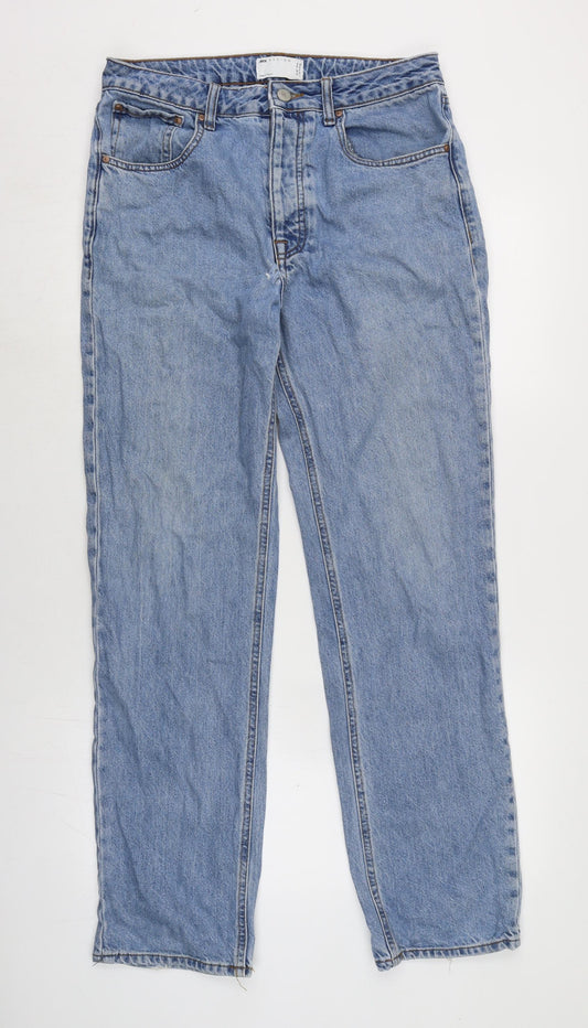 Mens UK Size 30 in ASOS Regular Fit Straight Blue Jeans