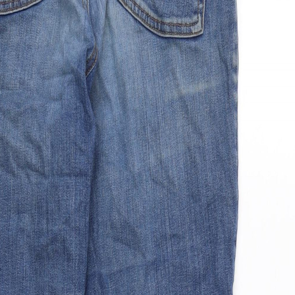 Womens UK Size 30 in COLLUSION Regular Fit Straight Blue Jeans