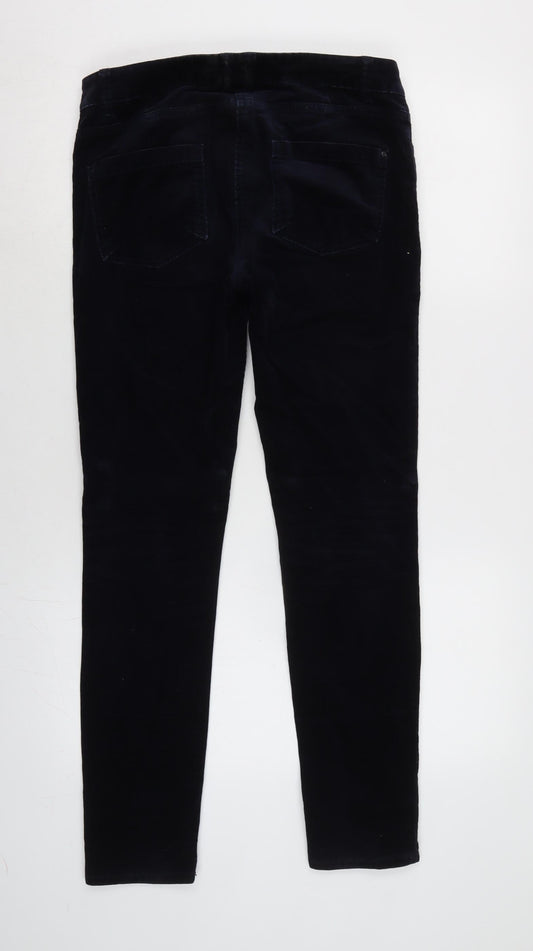 Womens UK Size 8 Marks and Spencer Regular Fit Blue Trousers