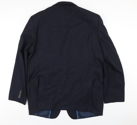 Mens UK Size 48 Marks and Spencer Regular Blue Suit Jacket