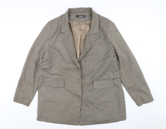 Womens UK Size 14 Missguided Brown Jacket