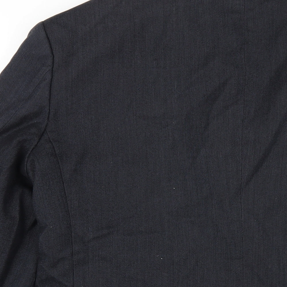 Mens UK Size 38 Fellini Regular Blue Suit Jacket