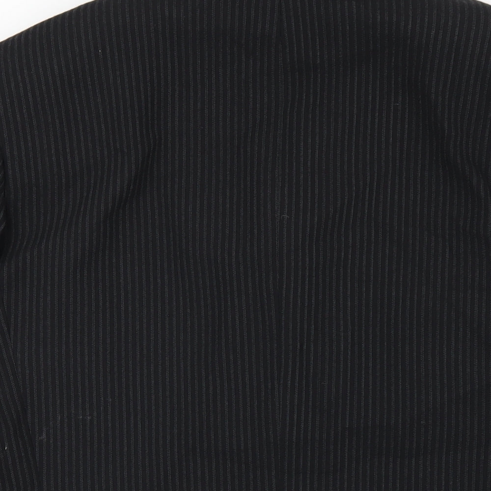 Mens UK Size 38 River Island Regular Black Suit Jacket