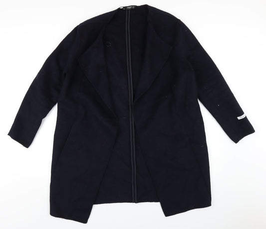 Womens UK Size S Mango Blue Overcoat