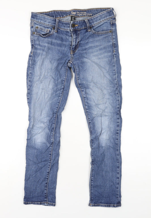 Womens UK Size 25 in Gap Regular Fit Straight Blue Jeans