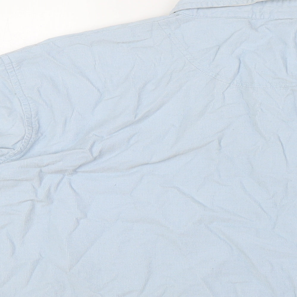 Womens UK Size L BHS Blue Basic Button-Up