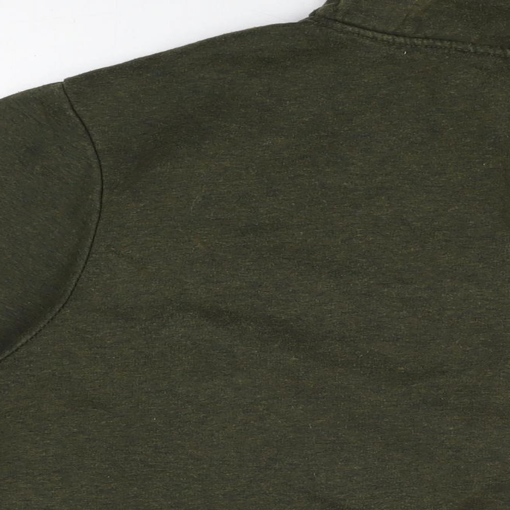 Mens UK Size 2XL Slazenger Green Full Zip Sweatshirt