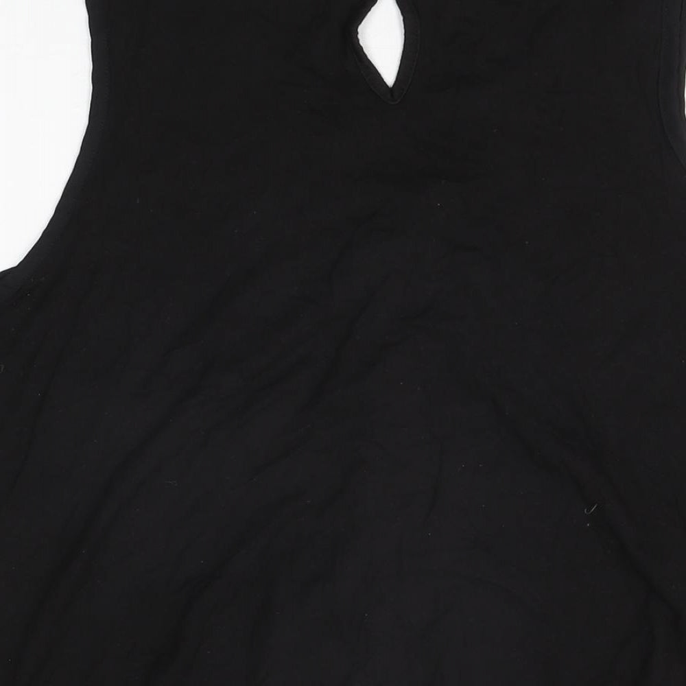 Womens UK Size 14 NEXT Black Basic T-Shirt