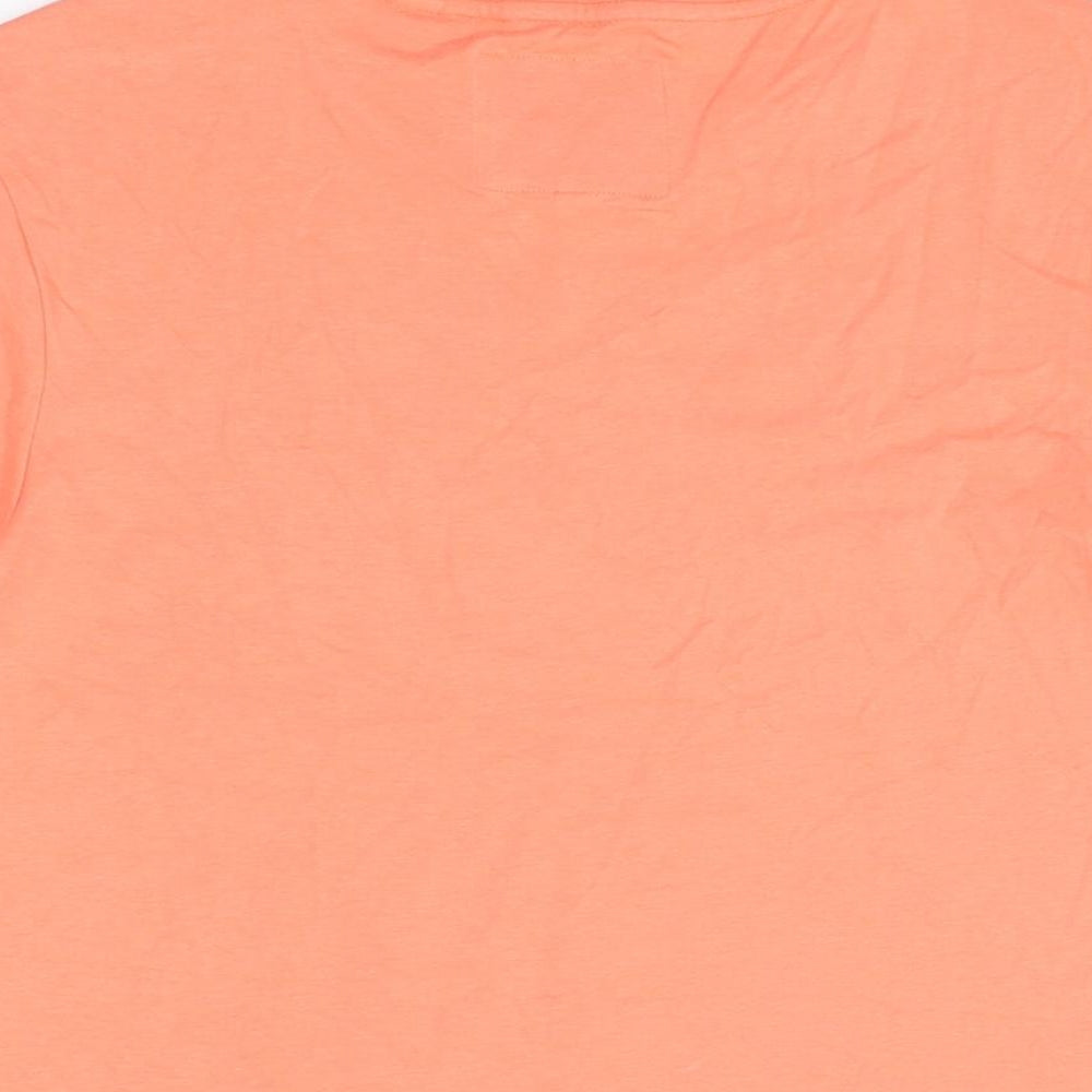 Jack Wills Womens Pink Cotton Basic T-Shirt Size 6 Round Neck