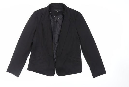 Womens UK Size 16 Warehouse Black Jacket