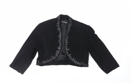 Alex&Co Womens Black Jacket Size 12 - Open
