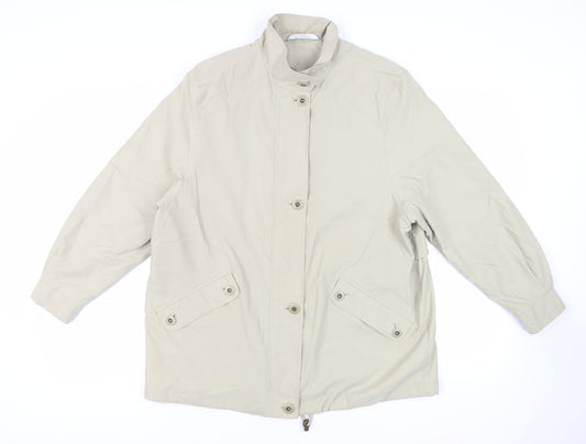 Womens UK Size 14 St Michael Beige Jacket