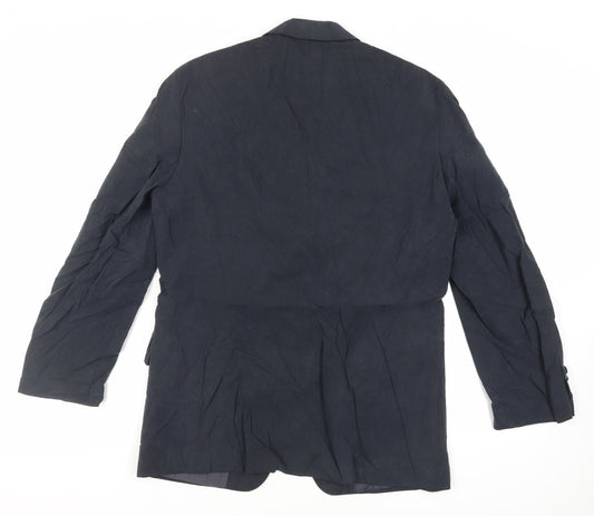 Mens UK Size 38 Marks and Spencer Regular Blue Suit Jacket