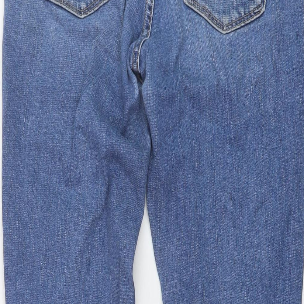 Levi's Womens Blue Cotton Skinny Jeans Size 26 in L29 in Regular Button