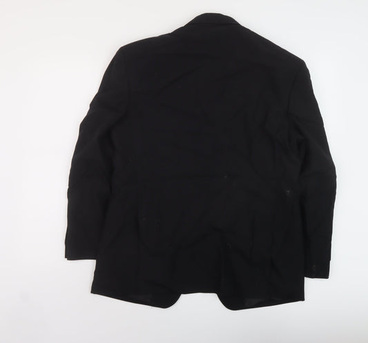 Mens UK Size 42 James Barry Regular Black Suit Jacket