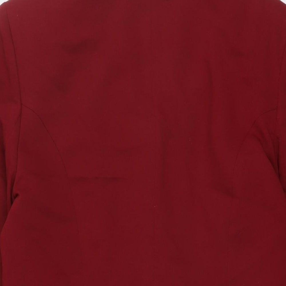 Womens UK Size 12 Charlotte Halton Red Jacket