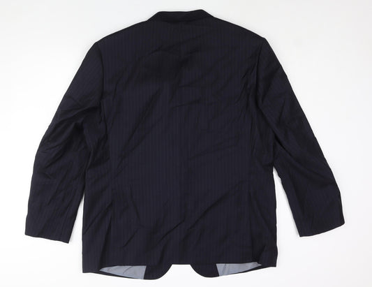 Mens UK Size 46 Samuel Windsor Regular Blue Suit Jacket