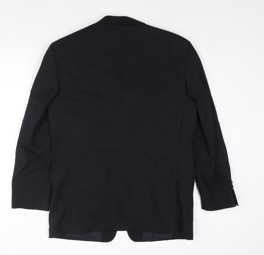 Mens UK Size 42 Benvenuto Regular Black Suit Jacket
