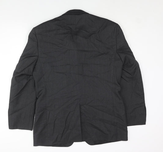 Mens UK Size 40 Burton Regular Grey Suit Jacket