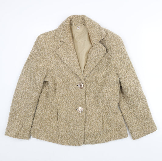 Womens UK Size 12 EWM Beige Jacket