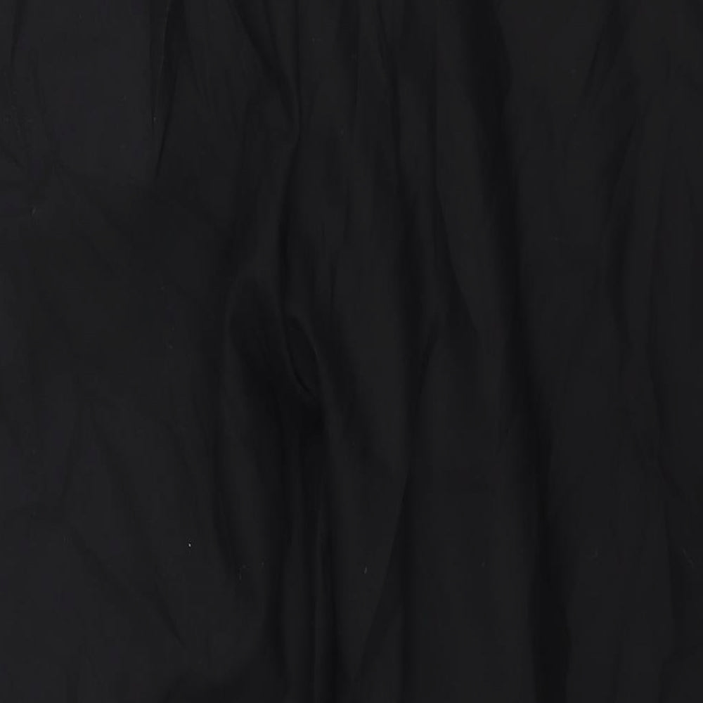 Marks and Spencer Mens Black Wool Dress Pants Trousers Size 44 in L29 in Regular Zip - Satin Side Tape