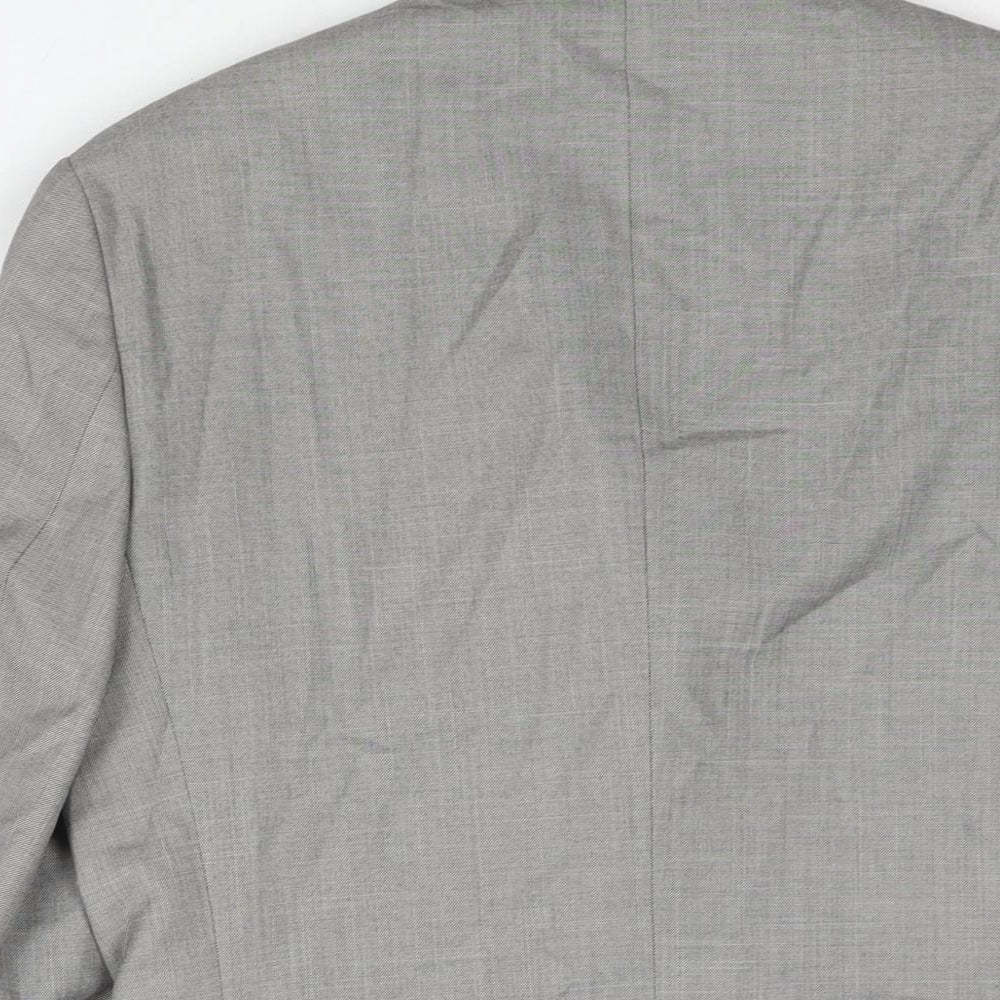 Mens UK Size 36 Burton Regular Grey Suit Jacket