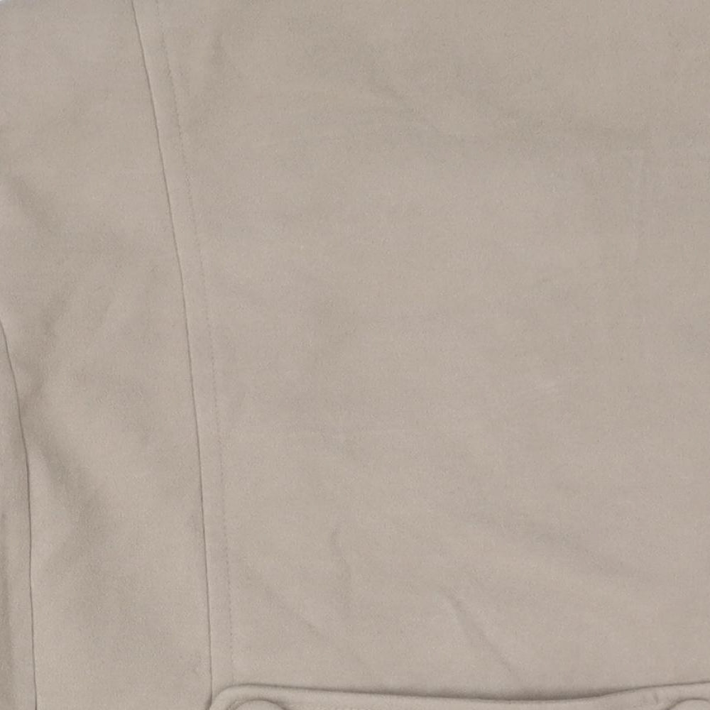 Damart Womens Beige Pea Coat Coat Size 26 Button