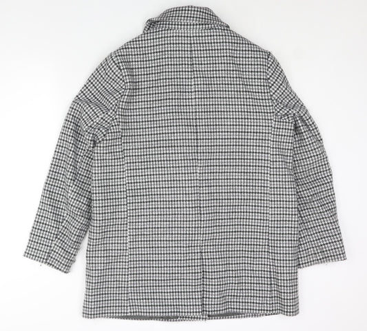 Womens UK Size 16 Marks and Grey Pea Coat