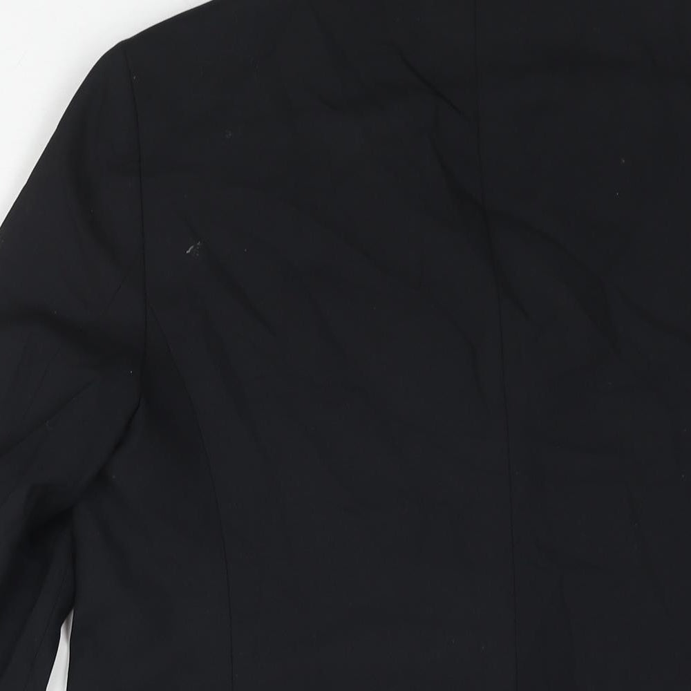 Brand and care label for Autograph women’s black polyester jacket suit jacket, size UK 14