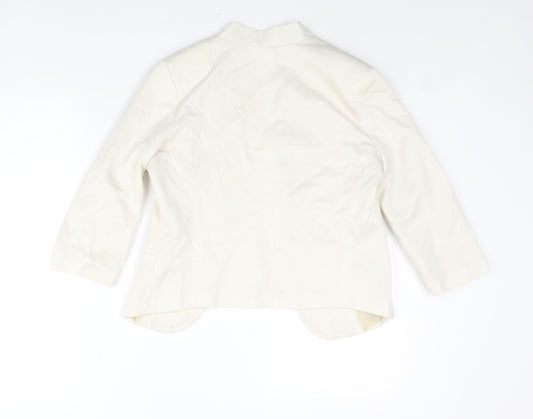 Red Herring Womens Ivory Jacket Size 14