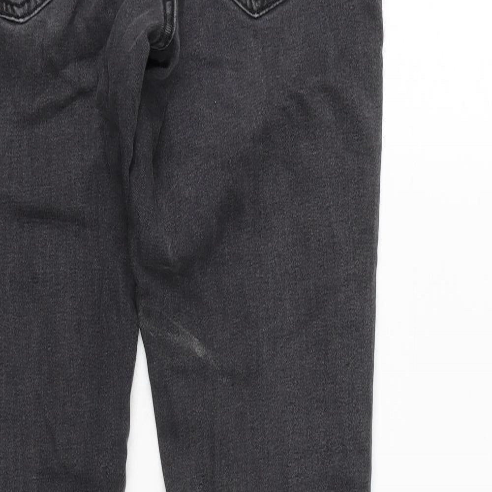 Womens UK Size 8 Denim Regular Fit Skinny Grey Jeans