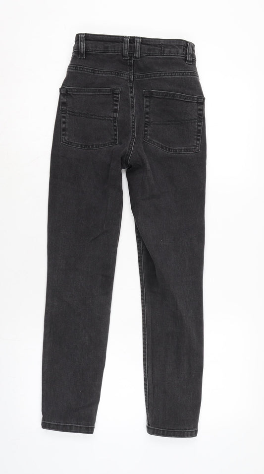 Womens UK Size 24 in COLLUSION Regular Fit Straight Grey Jeans