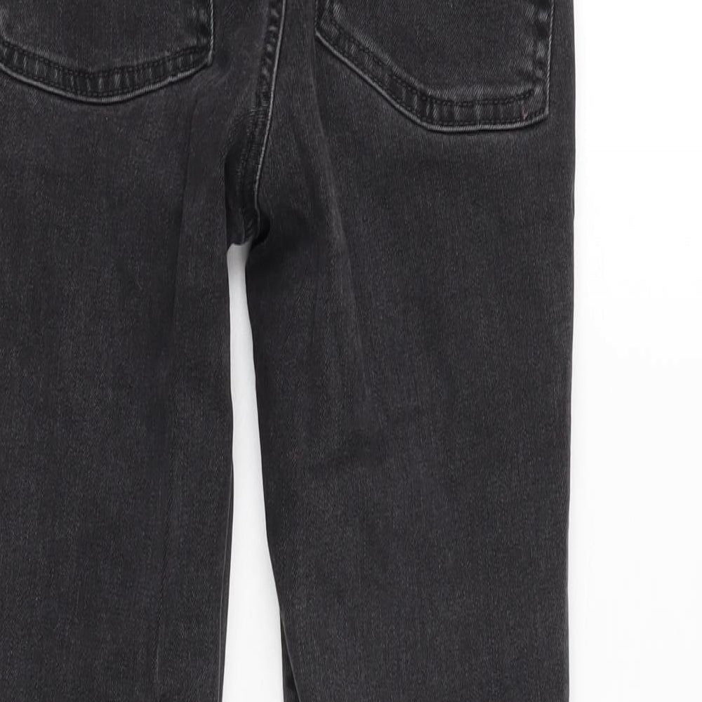 Womens UK Size 24 in COLLUSION Regular Fit Straight Grey Jeans