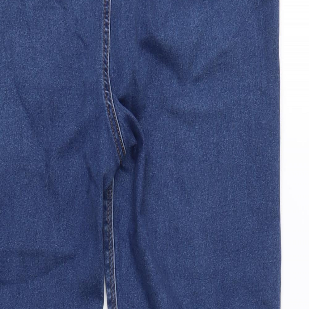 Alexa Womens Blue Cotton Blend Skinny Jeans Size 32 in L25.5 in Regular Zip
